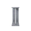 Grey console table with optical glass column