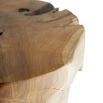 Majestic wooden side table with various natural textures