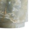 Jade green marble side table