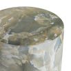 Jade green marble side table