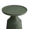 Gorgeous green side table with tray syle round top