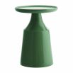 Gorgeous green side table with tray syle round top