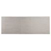 Rectangular dining table with matte-finished wood and bronze base