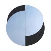 Askew, yin yang design wall mirror