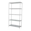 Gorgeous structured minimalist shelving unit with a textured frame