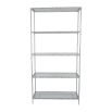 Gorgeous structured minimalist shelving unit with textured frame