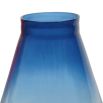 gorgeous hand blown blue ombre vase