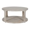 stunning natural whitewashed coffee table with sleek light design