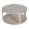 stunning natural whitewashed coffee table with sleek light design