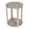 stunning side table in light, rounded design