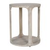 stunning side table in light, rounded design