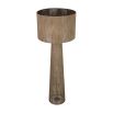 Natural jute floor lamp