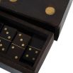 Elegant wooden domino set 