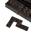 Elegant wooden domino set 