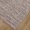 Hand woven wool rug in brown/beige shade
