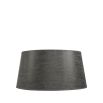 Grey leather lampshade