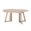 Luxurious extendable wooden dining table