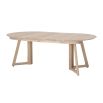 Luxurious extendable wooden dining table