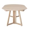 Luxurious extendable wooden dining table