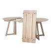 Luxurious extendable wooden dining table