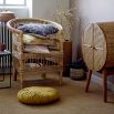 A gorgeous small fir and rattan storage cabinet 