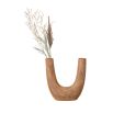 A luxurious double-ended U-Shaped terracotta vase