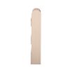 A Scandinavian-style natural paulownia wood shelf storage unit