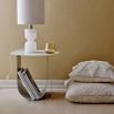 Luxurious cream white woven cushion