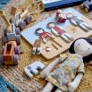 A stylish and vibrant multicoloured jute rug 