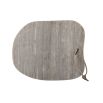 Elegant marble cutting board featuring organic shape