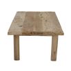 Reclaimed wood natural coffee table