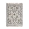Gorgeous geometric shaped rug in off white colour