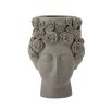beautiful Grecian feminine face vase