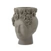 beautiful Grecian feminine face vase