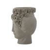 beautiful Grecian feminine face vase