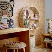 sturdy wooden stool for kids