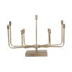 Gorgeous antique brass candelabra with 9 candle holders