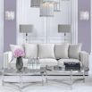 Designer stone grey modern upholsetered sofa 