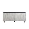 Panelled textured sideboard/ TV unit