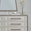 classic white and wood dresser