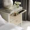 stunning bedside table with mirror