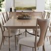 extendable wooden dining table