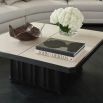 coffee table with lovely travertine top