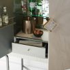 lovely mirrored bar cabinet
