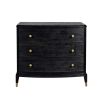 expresso oak chest of drawers