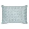 Sumptuous silk pillowcase with rattan pattern