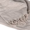 Cotton throw with stunning natural textures
