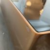 Lovely black and brass coffee tables with overlapping layers