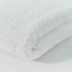 Large, luxury sumptuous white bath towel