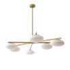 Add a dash of Mid-Century Modern style to your home with the large Evergreen Chandelier.